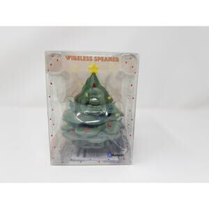 Target Bullseye 2023 VIVITAR Christmas Tree Wireless Bluetooth Speaker 5" (NIB)